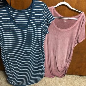2 for 25: Motherhood maternity shirts